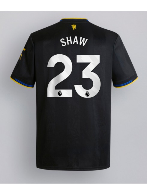 Manchester United Luke Shaw #23 Ausweichtrikot 2025-26 Kurzarm Manchester United Luke Shaw #23 Ausweichtrikot 2025-26 Kurzarm